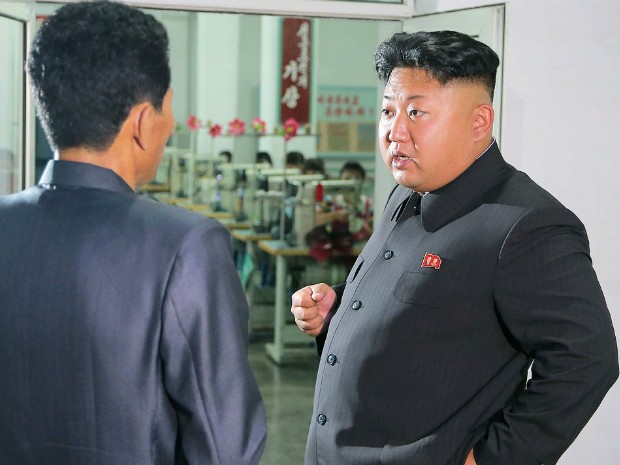 Foto sem data definida de Kim Jong-Un, líder norte-coreano (Foto: KCNA/AFP)