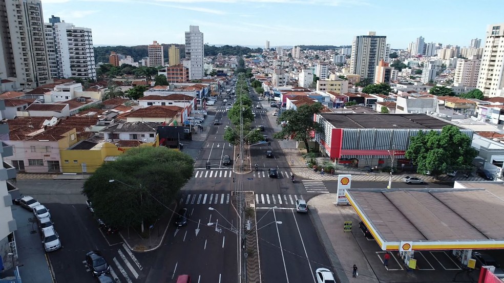 Vista aérea de Ribeirão Preto (SP) — Foto: Reprodução/EPTV