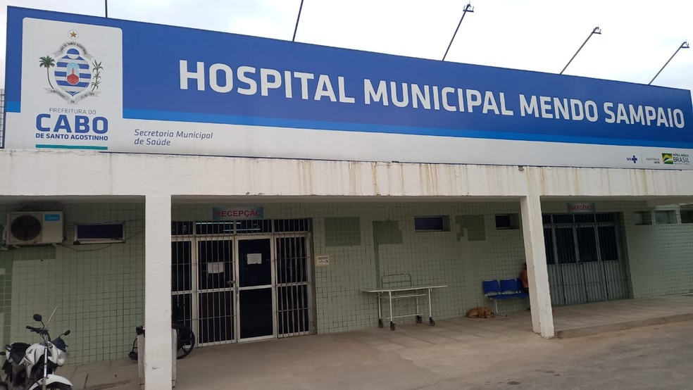 Hospital Municipal Mendo Sampaio, no Cabo de Santo Agostinho, Região Metropolitana do Recife — Foto: Reprodução/WhatsApp