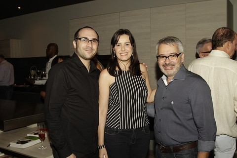 Gustavo Petinati, Patricia Aguiar e Ricardo Caminada