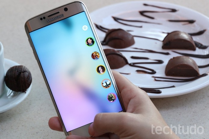 Galaxy S6 chega com resolução QHD na tela (Foto: Lucas Mendes/TechTudo)