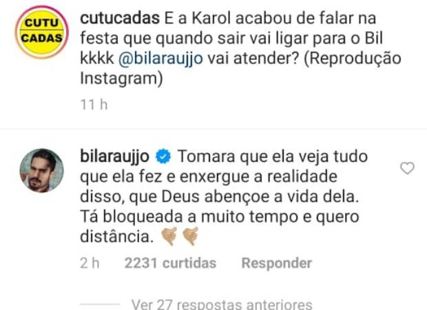 Arcrebiano fala de Karol Conká (Foto: Reprodução/Instagram)