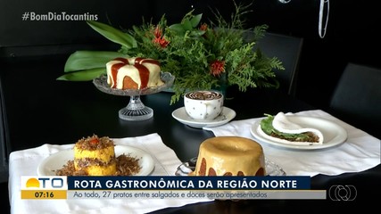 Rota gastronômica da região norte do Tocantins apresenta 27 pratos entre salgados e doces