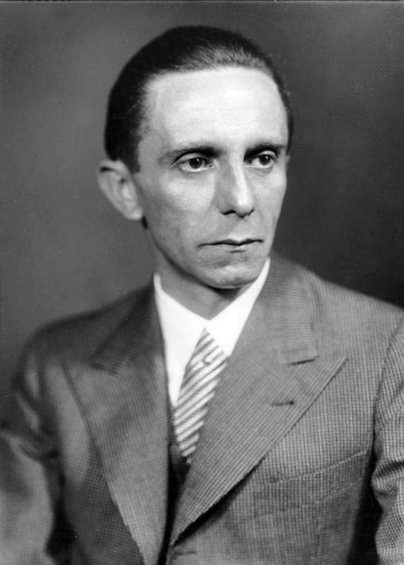 Retrato de Goebbels (Foto: Wikimedia Commons)