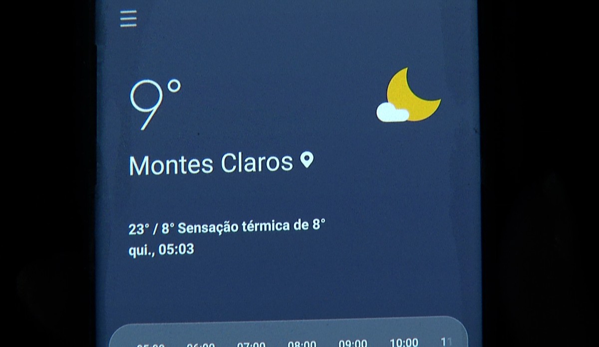Montes Claros tem manhã fria e registra 9ºC nesta quinta-feira; veja previsão completa