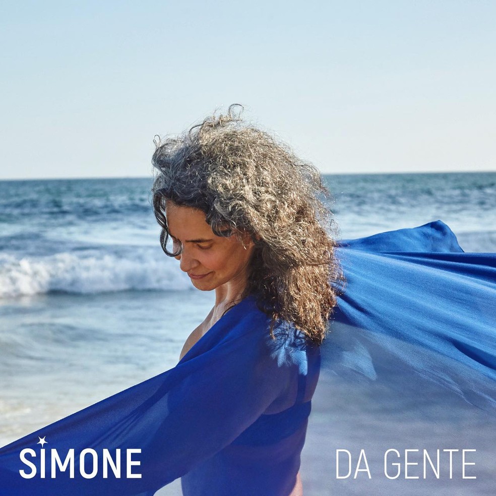Capa do álbum 'Da gente', de Simone — Foto: Nana Moraes com arte de Pedro Colombo