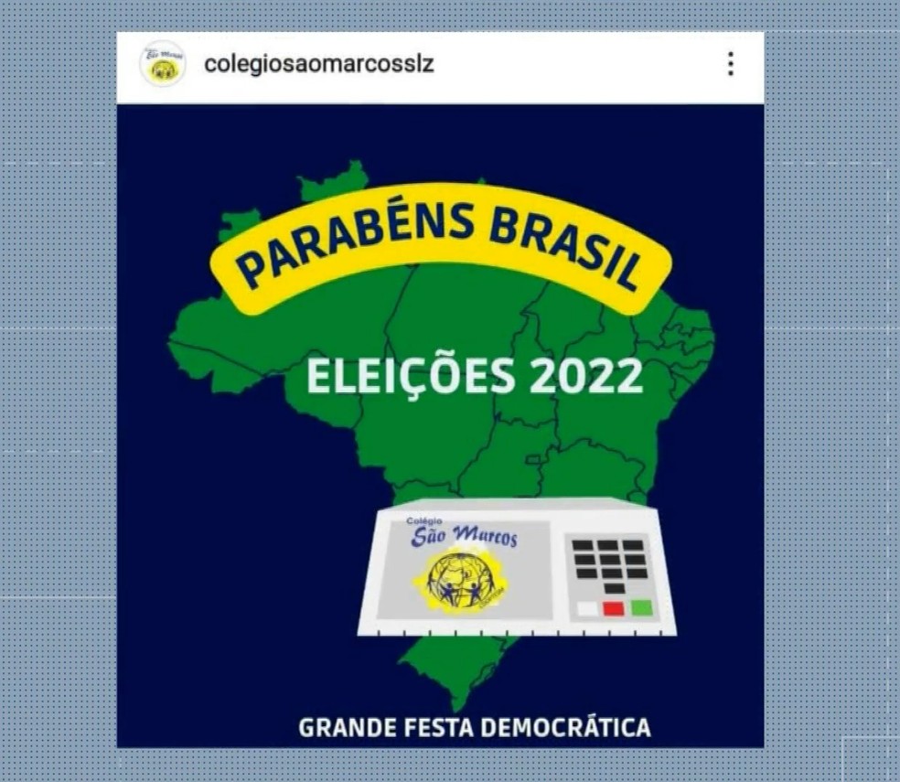 Escola particular de São Luís é notificada pelo Procon-MA após publicação xenofóbica em rede social — Foto: Reprodução/TV Mirante