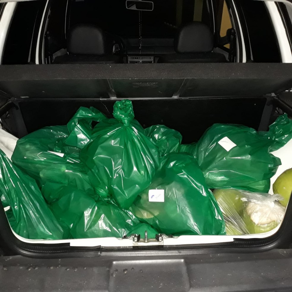 Os pedidos dos alimentos orgânicos são feitos através do WhatsApp e entregue em casas de Messias, AL — Foto: Jailson Tenório/Arquivo Pessoal