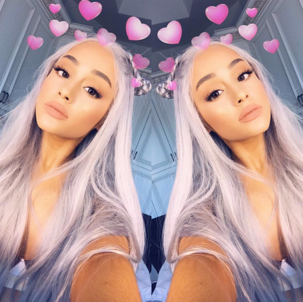 O novo visual da cantora Ariana Grande (Foto: Instagram)