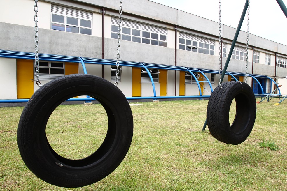 Foto mostra Centro de Educação Infantil (CEI) Ilha da Juventude, no bairro da Brasilândia, zona norte da capital paulista — Foto: Felipe Rau/Estadão Conteúdo