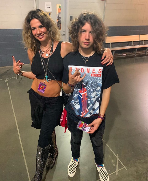 Luciana Gimenez e o filho, Lucas Jagger (Foto: Reprodução / Instagram)