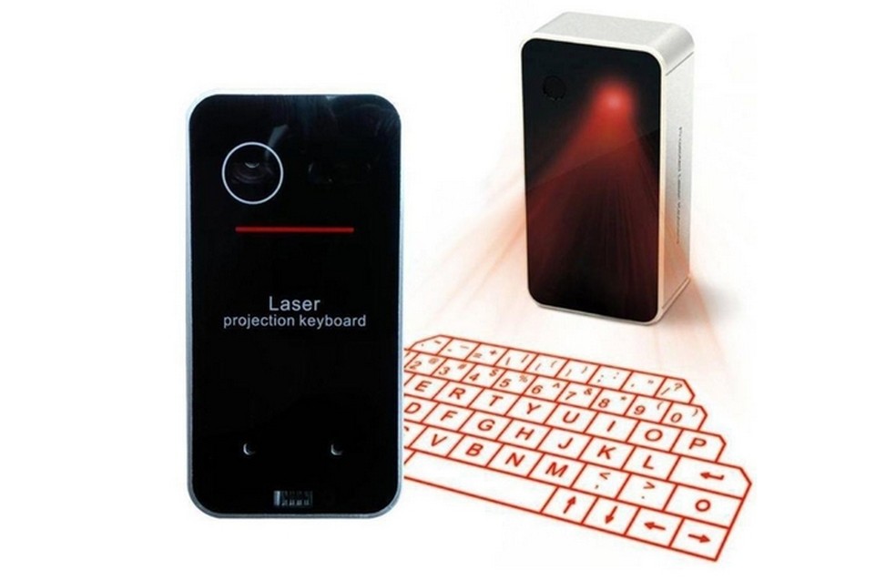 Projetor de teclado a laser com Bluetooth — Foto: Reprodução/VGShop