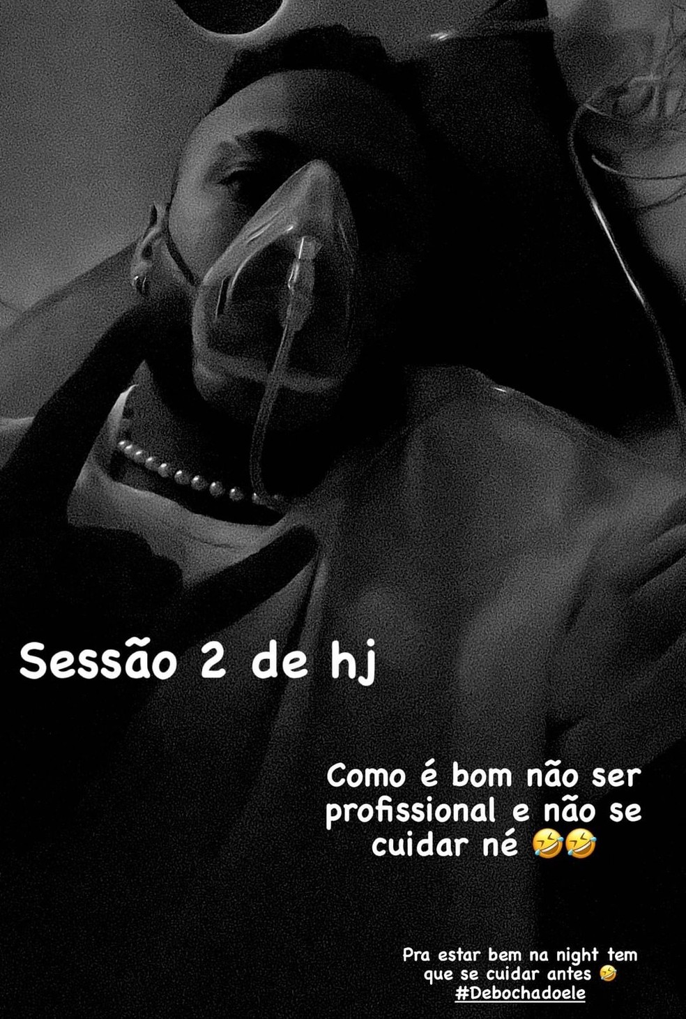 Neymar compartilha imagem de tratamento em cmera hiperbrica e diz: 