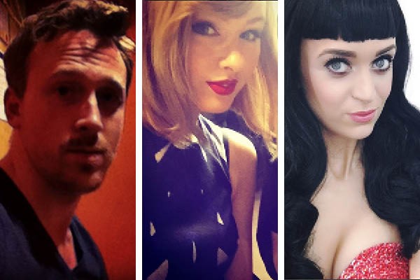 Robert McKinnon, Olivia Sturgiss e Francesca Brown, os sósias de Ryan Gosling, Taylor Swift e Katy Perry, respectivamente (Foto: Reprodução)