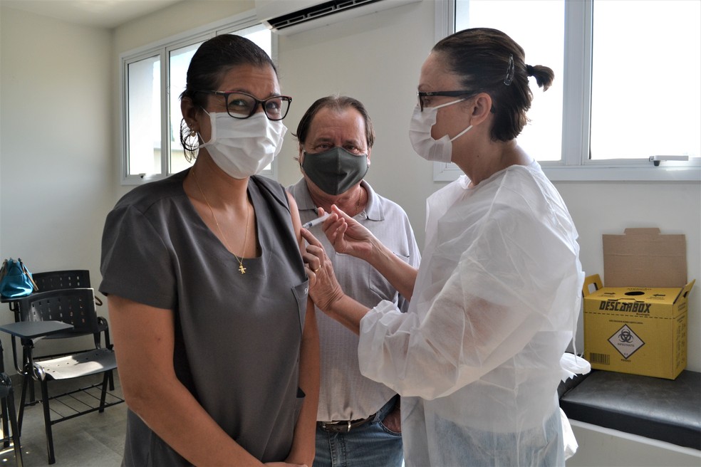 Avaré recebeu 1.400 doses da CoronaVac e já iniciou a vacinação — Foto: Prefeitura de Avaré/Divulgação