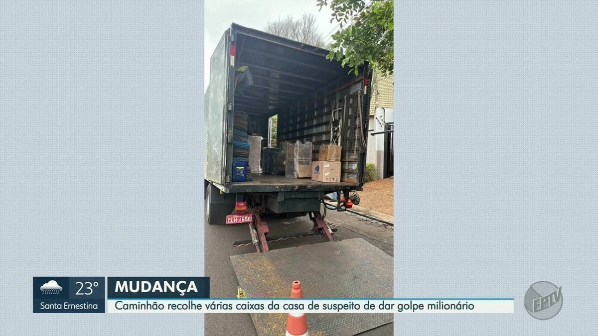 La camionnette de déménagement enlève les articles de la maison soupçonnés de fraude ;  l’homme est en liberté |  Ribeirao Preto et Franca
