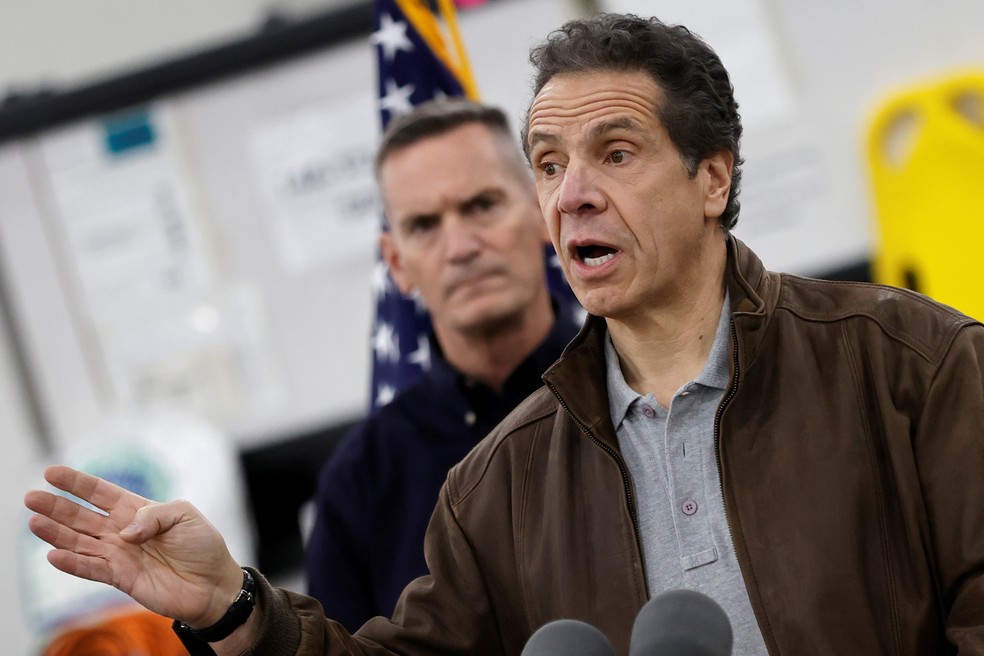 New York Governor Andrew Cuomo said social isolation measures appear to be working - Photo: Mike Segar / Reuters