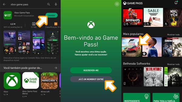 Xbox Game Pass, Software