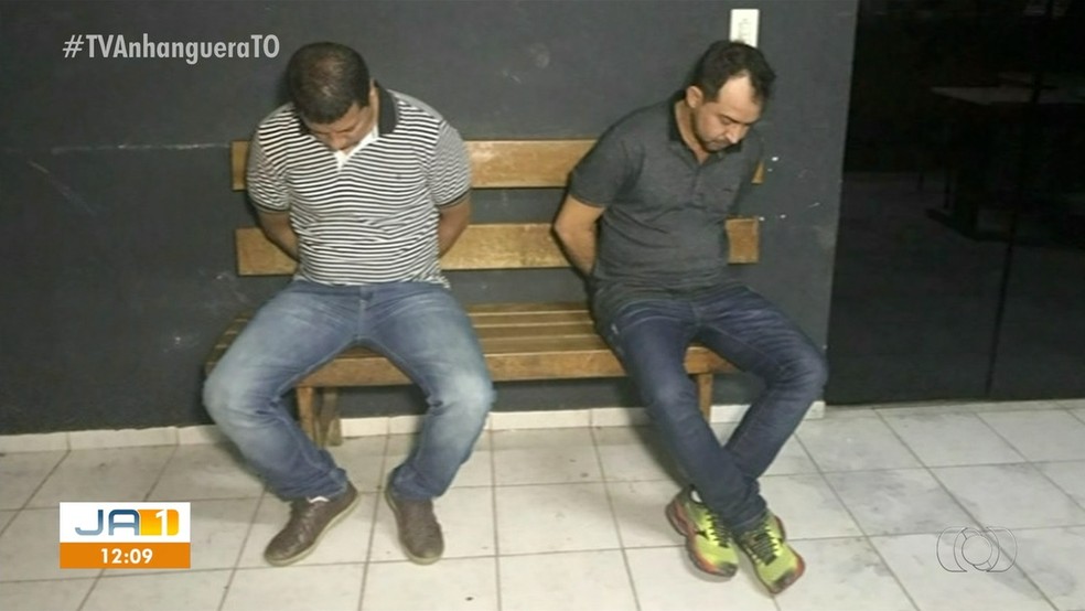 Homens estavam hospedados em hotel em Araguaína — Foto: Reprodução/TV Anhanguera