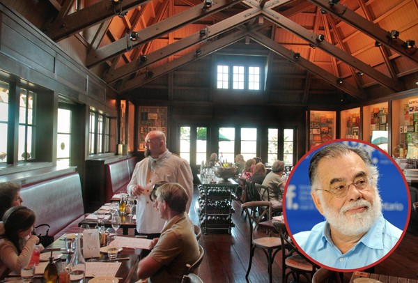 Desde 2010 o diretor Francis Ford Coppola é dono do Rustic, em seu vinhedo na Califórnia. Especializado em comida italiana (Foto: Getty Images / Divulgação)