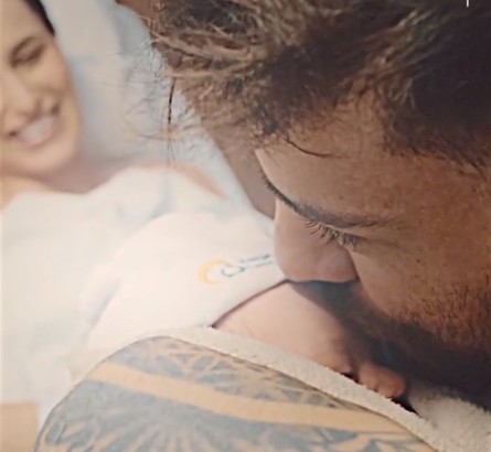 Lucas Lucco mostra parto de filho com Lorena  (Foto: Reprodução/Instagram)