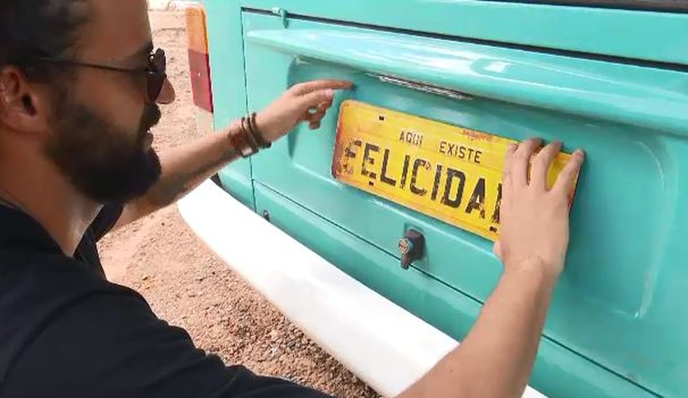 Servidor público quer chegar em Califórnia, nos Estados Unidos  — Foto: Reprodução/Rede Amazônica Acre 