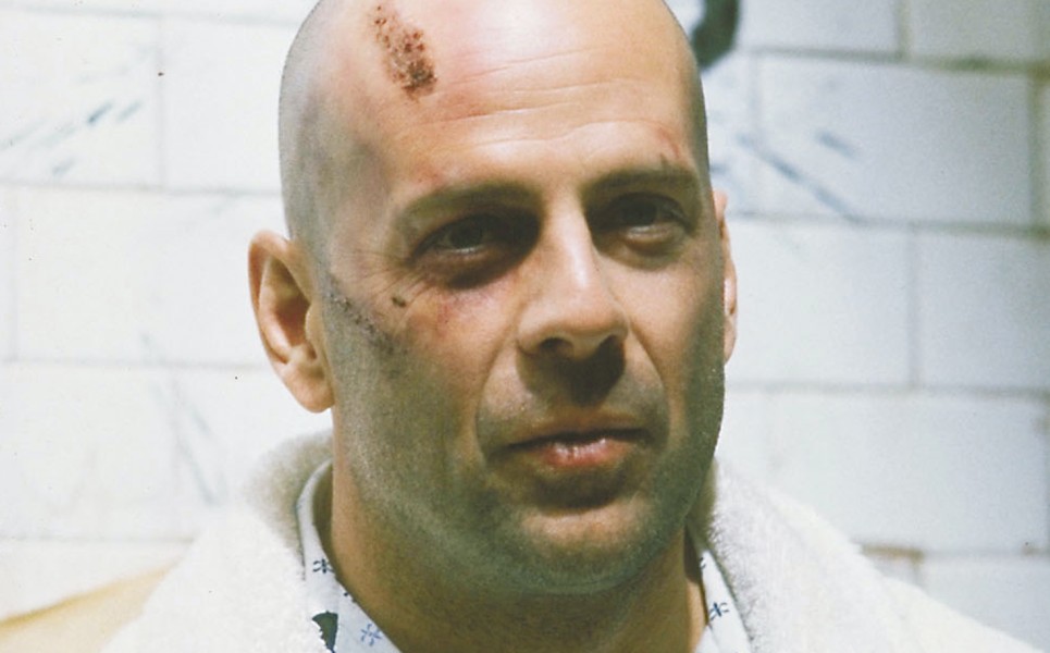 Bruce Willis no filme 12 Macacos (1995) (Foto: Divulgação)
