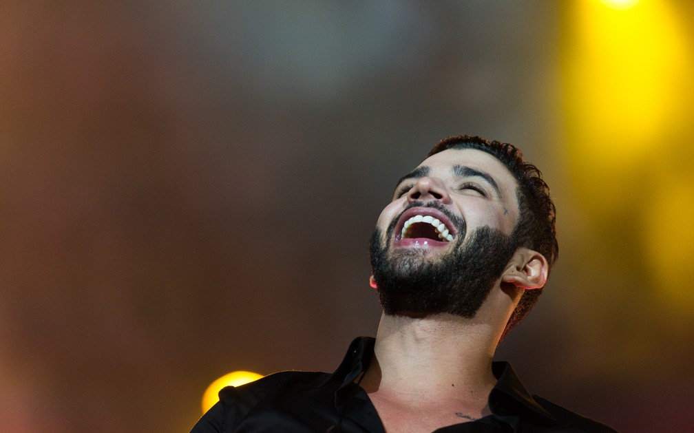 Gusttavo Lima, embaixador da Festa do Peão de Barretos (Foto: Érico Andrade/G1)