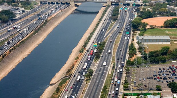 Marginal Tietê: Doria quer expor marcas de empresas que revitalizarem vias expressas (Foto: Divulgação)