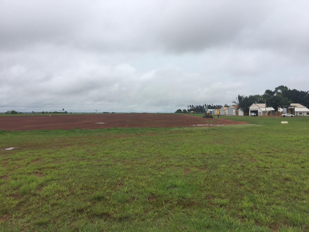 Aeroporto de Presidente Venceslau — Foto: Murilo Zara/TV Fronteira
