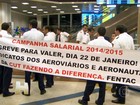 Protesto de aeronautas e aeroviários atrasa voos em todo Brasil 