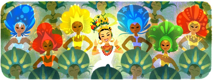 Doodle Carmen Miranda (Foto: DIvulgação/Google)