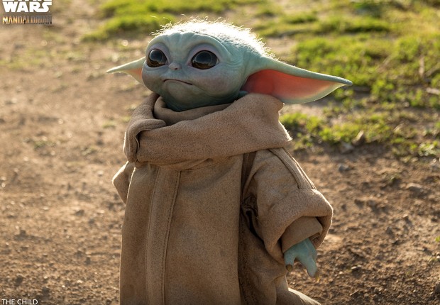 Brinquedo em tamanho real do "Baby Yoda". (Foto: Divulgação/Sideshow)