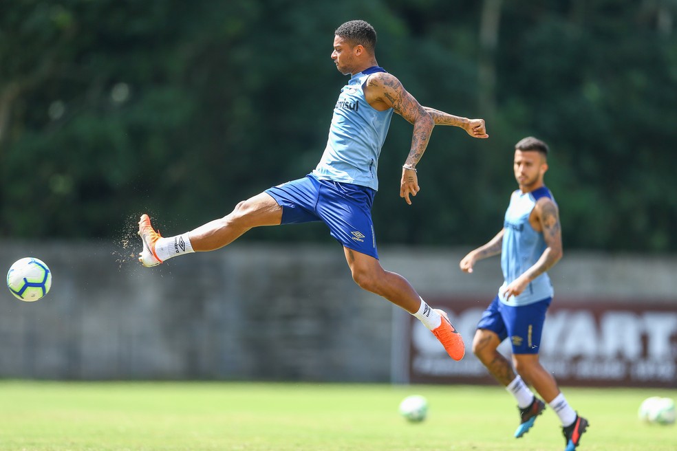 André é a principal opção para o comando de ataque — Foto: Lucas Uebel / Grêmio F.B.P.A.