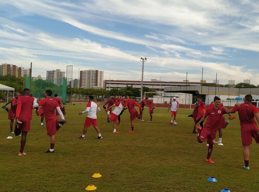 América-RN treina em Aracaju — Foto: Divulgação/América FC