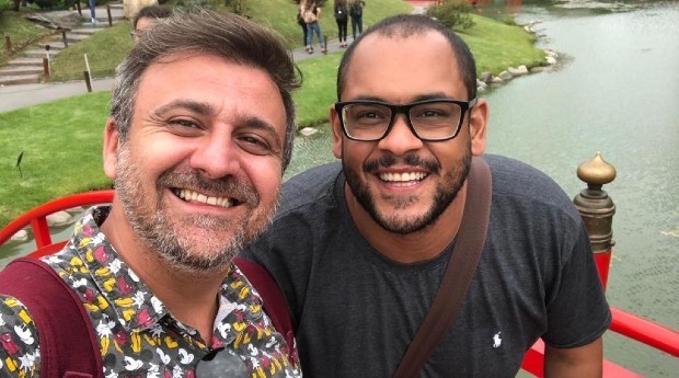 Augusto César Rodrigues e Carlos Antônio Oliveira, sócios da Isaac: negócio já existia quando casal se conheceu (Foto: Acervo Pessoal)