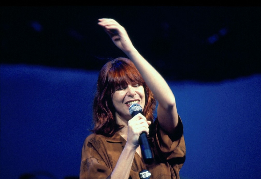 Rita Lee em 'Chico & Caetano', em 1986 — Foto: Acervo Grupo Globo