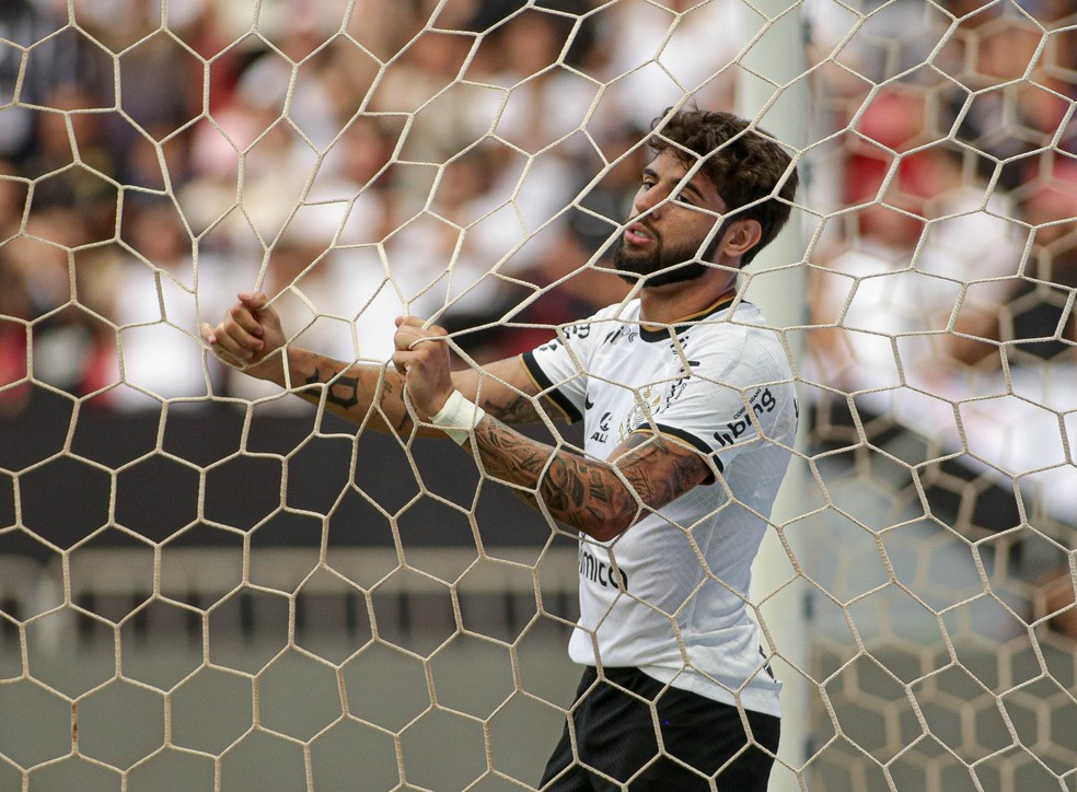 Yuri Alberto completou um mês sem balançar as redes — Foto: Rodrigo Coca/Ag. Corinthians
