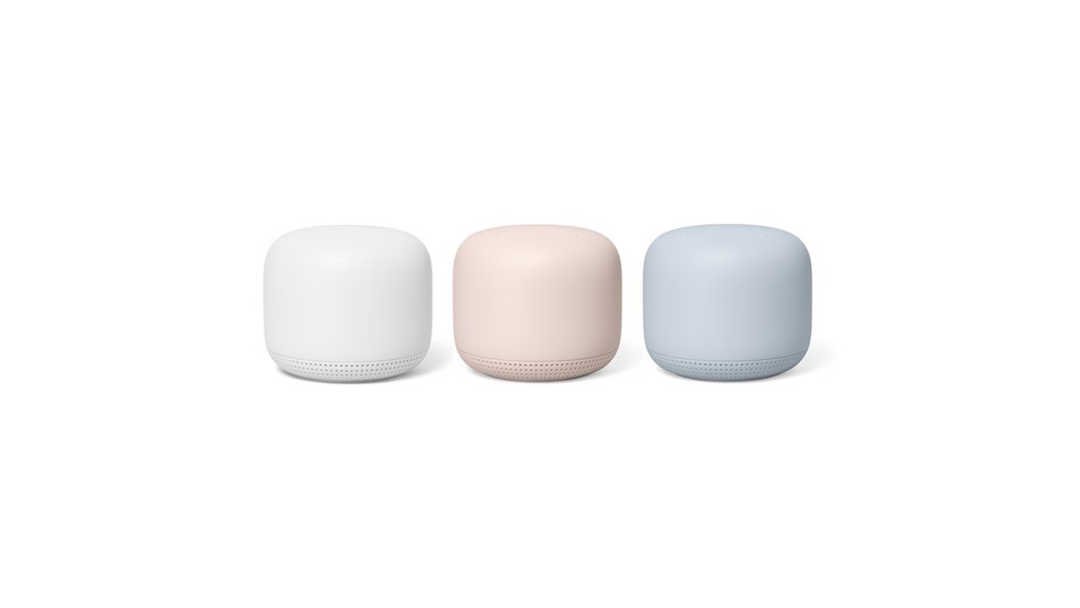 Google Nest Wi-Fi poderá ser comprado aos pares ou aos trios — Foto: Divulgação/Google