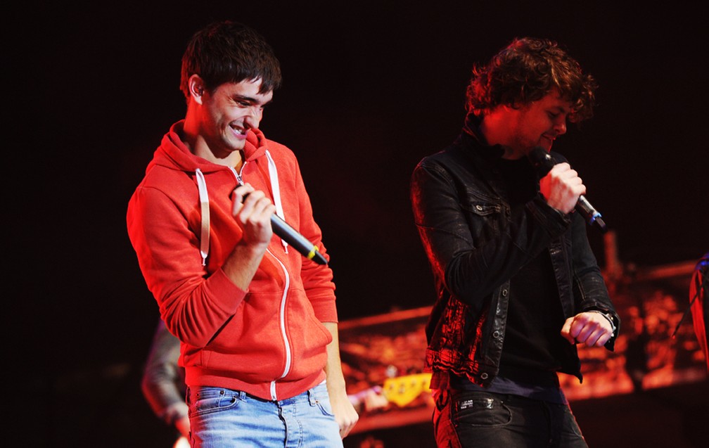 The Wanted incluiu doces diversos, spray e cera de cabelo nos pedidos de camarim para seu show no Brasil, no Z Festival, em 2012.  — Foto: Raul Zito/G1
