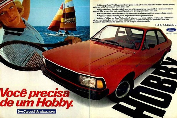 Ford Corcel Hobby antecipou a versão de mesmo nome do Escort (Foto: Divulgação)