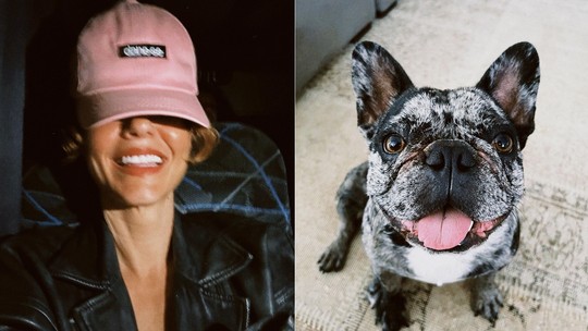 Paolla Oliveira compartilha álbum de fotos e cachorro rouba a cena