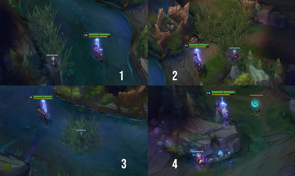 Quatro locais de sentinelas na rota do topo (Foto: Reprodução/Julio César Puiati)