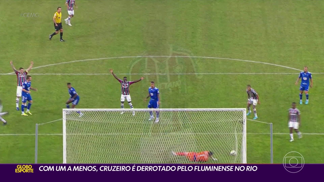 Com um a menos, Cruzeiro é derrotado pelo Fluminense na Copa do Brasil