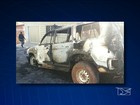 Incêndio consome carro da Polícia Militar no interior do Maranhão