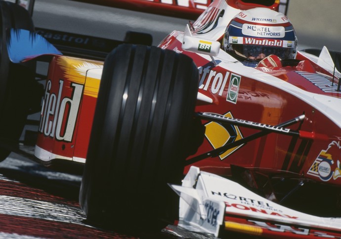 Descrição da imagem: Alex Zanardi correu pela Williams na temporada de 1999 da Fórmula 1 (Foto: Getty Images)