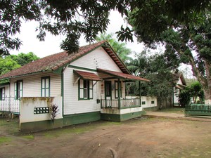 Casas padronizadas permanecem até hoje preservadas (Foto: Divulgação/Prefeitura de Belterra) Casas padronizadas permanecem até hoje preservadas (Foto: Divulgação/Prefeitura de Belterra)