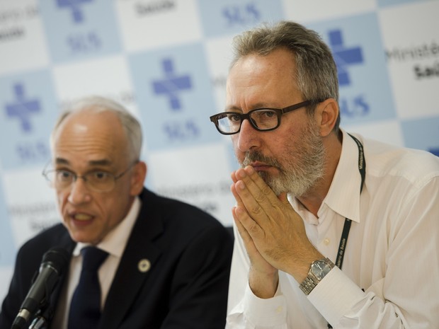 Cláudio Maierovitch e Antônio Nardi, Ministério da Saúde (Foto: Marcelo Camargo/Agência Brasil)