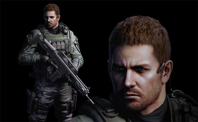 Chris em Resident Evil 6 (Foto: Divulgação/Capcom)