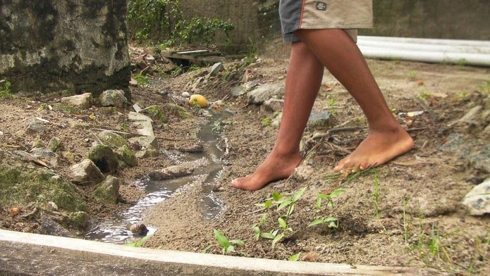 Brasil tem mais de 400 obras de saneamento bÃ¡sico paralisadas segundo dados do MinistÃ©rio da Economia â Foto: Seplan-MT